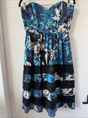 Parker Strapless Lace Dress